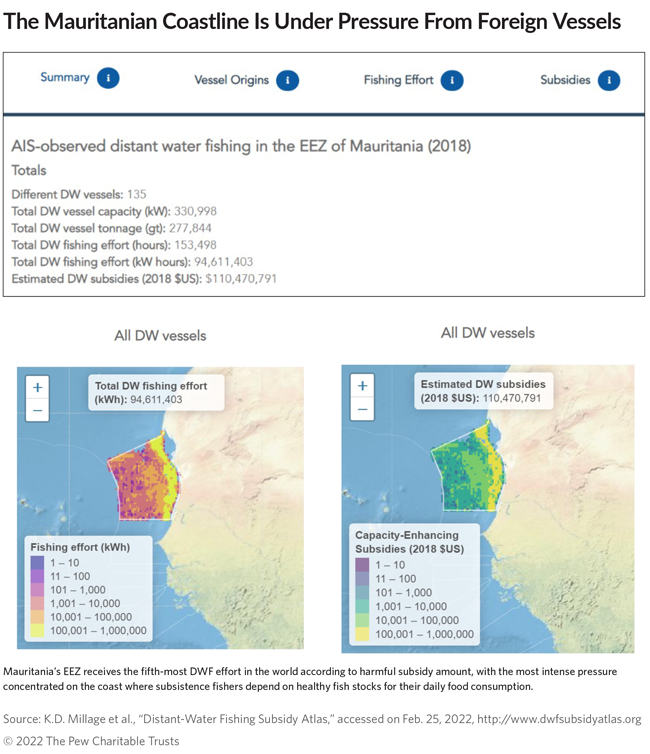 The Mauritanian Coastline Is Under Pressure From Foreign Vessels