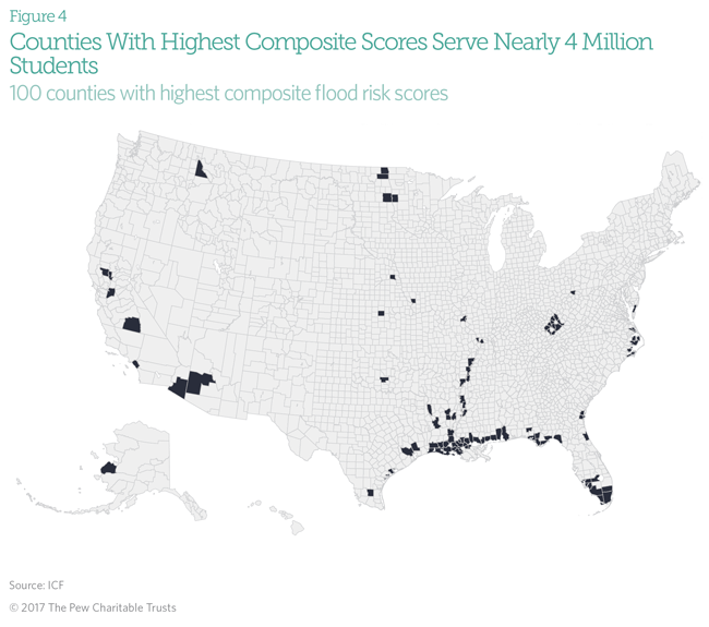 Public schools threatened by flooding